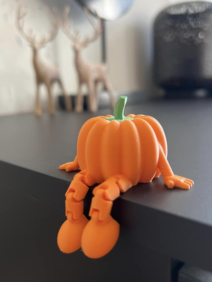 Pompoen mannetjes met flexibele beentjes